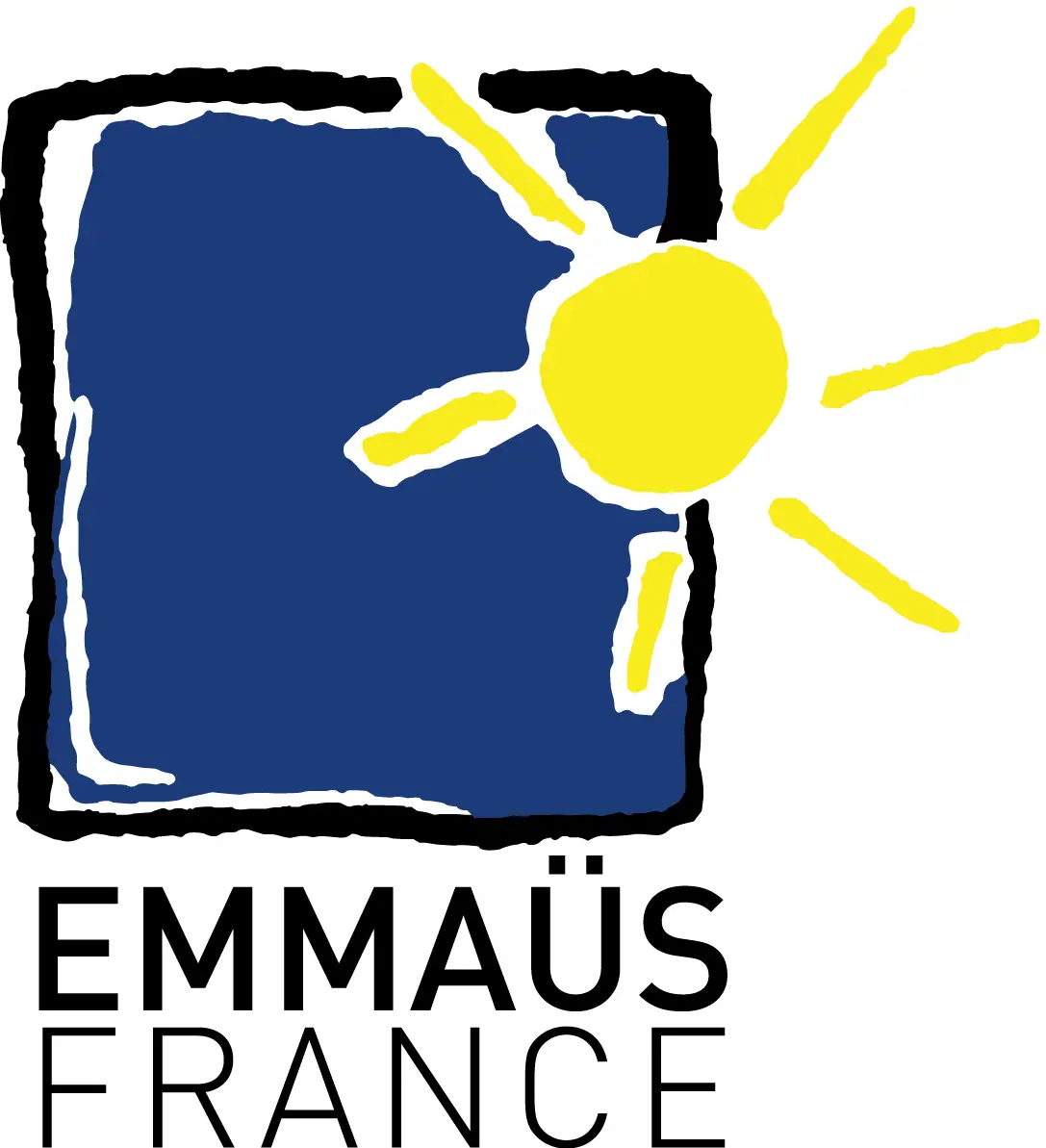 Logo Emmaüs France partenaire de La Ressource AAA